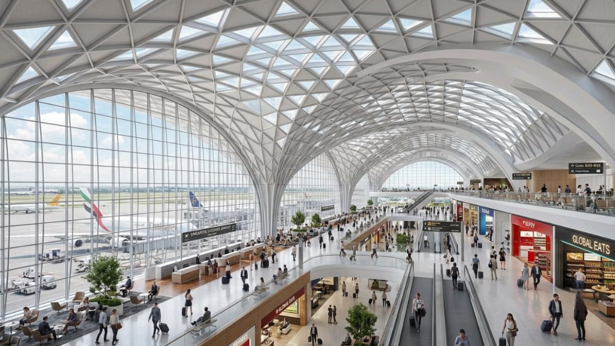 HSIA Third Terminal interior architecture
